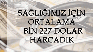 SAĞLIĞIMIZ İÇİN ORTALAMA BİN 227 DOLAR HARCADIK