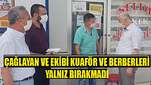 AK Parti Karaman İl Başkanı Abidin ÇAĞLAYAN'dan Berber ve Kuaförlere ziyaret
