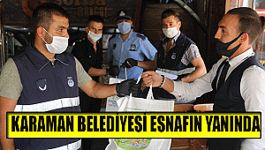 KARAMAN BELEDİYESİ ESNAFIN YANINDA