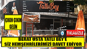 Meşhur Karaman Tatlıcısı Berat Usta,Tatlı bey'e siz hemşehrilerimizi davet ediyor
