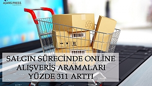 SALGIN SÜRECİNDE ONLİNE ALIŞVERİŞ ARAMALARI YÜZDE 311 ARTTI