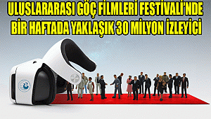 ULUSLARARASI GÖÇ FİLMLERİ FESTİVALİ’NDE BİR HAFTADA YAKLAŞIK 30 MİLYON İZLEYİCİ