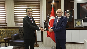 VALİ MERAL’DEN BELEDİYEYE VEDA ZİYARETİ