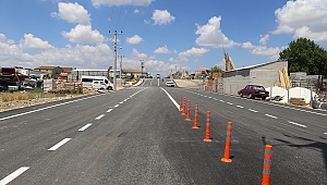YOL ÇİZGİSİ ÇALIŞMALARI DEVAM EDİYOR
