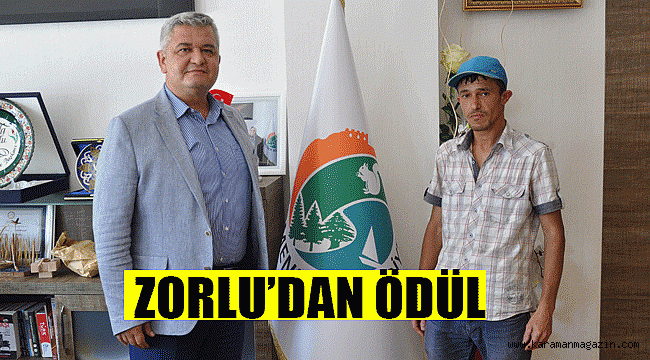 BELEDİYE BAŞKANIMIZ ATİLA ZORLU'DAN AYIN PERSONELİNE ÖDÜL