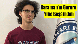 Karaman'ın Gururu Yine Başarı'dan