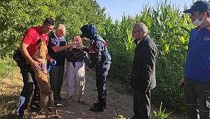 Kayıp yaşlı kadını mısır tarlasında ‘Kahve’ buldu