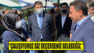 DEVA Partisi Genel Başkanı Ali Babacan’dan Esnaf Ziyareti