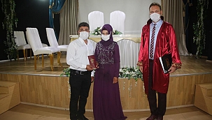 NİKAHLAR SOSYAL MESAFE VE KORONAVİRÜS TEDBİRLERİ KAPSAMINDA KIYILIYOR