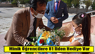 Minik Öğrencilere 81 İlden Hediye Var