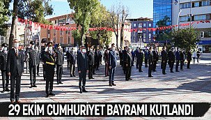 29 EKİM CUMHURİYET BAYRAMI KUTLANDI