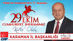 29 EKİM CUMHURİYET BAYRAMI MESAJI