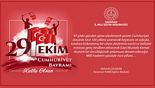 İl Müdürü Çalışkan’ın Cumhuriyet Bayramı Kutlama Mesajı