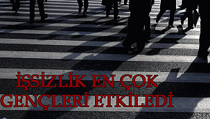 İŞSİZLİK EN ÇOK GENÇLERİ ETKİLEDİ