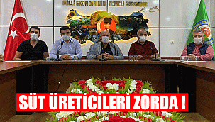 SÜT ÜRETİCİLERİ ZORDA !