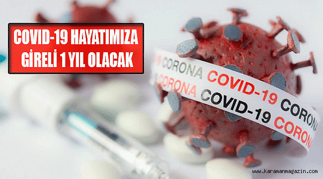 COVID-19 HAYATIMIZA GİRELİ 1 YIL OLACAK