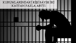 SON ON YILDA CEZA İNFAZ KURUMLARINDAKİ KİŞİ SAYISI İKİ KATTAN FAZLA ARTTI