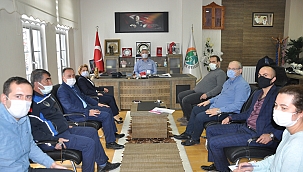 İbrahim Koral ile Belediyemiz işçi temsilcileri katıldı.