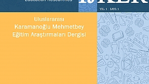 IJKER'İN 4'ÜNCÜ SAYISI ÇIKTI