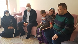 Karaman AK Parti İl Başkanı Abidin Çağlayan görme engelli vatandaşları unutmadı.