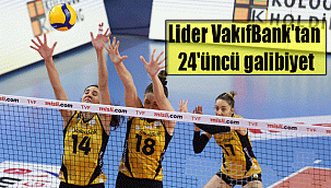 Lider VakıfBank'tan 24'üncü galibiyet