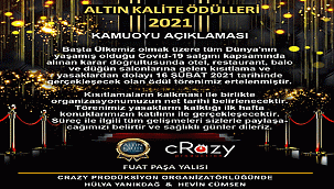 Altın Kalite ödülleri kısıtlamalar sebebi ile ertelendi
