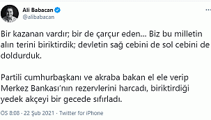 Babacan’dan Merkez Bankası rezervleri açıklaması