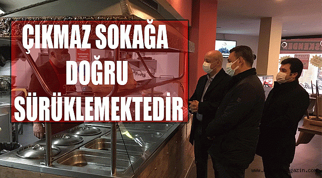 çıkmaz sokağa doğru sürüklemektedir.