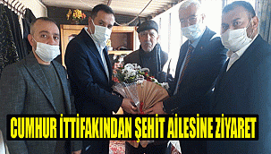 Cumhur İttifakı Karaman İl Başkanları kahraman şehidimizin ailesini ziyaret etti ve ortak bir mesaj paylaştı.