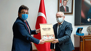 GOLDA GENEL MÜDÜRÜ DOĞAN’DAN REKTÖR NAMIK AK’A ZİYARET