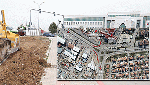 ADLİYE KAVŞAĞINDA TRAFİK YOĞUNLUĞU AZALACAK