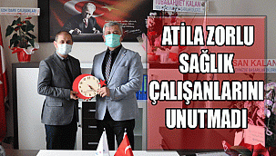 BELEDİYE BAŞKANI ATİLA ZORLU SAĞLIK ÇALIŞANLARINI UNUTMADI