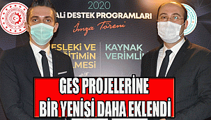 GES PROJELERİNE BİR YENİSİ DAHA EKLENDİ