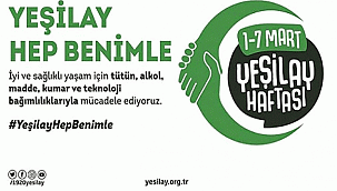 “Sağlıklı nesiller için ‘Yeşilay Hep Benimle’ diyoruz”
