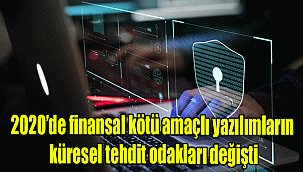 2020’de finansal kötü amaçlı yazılımların küresel tehdit odakları değişti