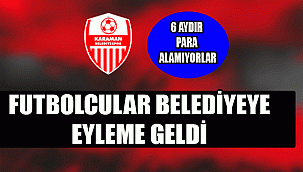 FUTBOLCULAR BELEDİYEYE EYLEME GELDİ...