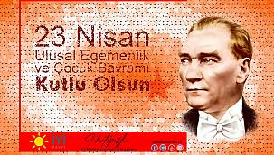 İYİ Parti Karaman İl Başkanı İsmet Hatipoğlu'nun 23 Nisan Ulusal Egemenlik ve Çocuk Bayramı Mesajı.