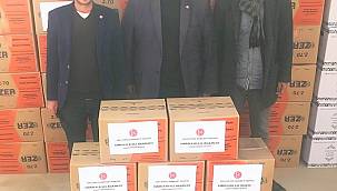 Sarıveliler MHP’den 150 aileye yardım kolisi