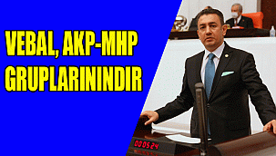 VEBAL, AKP-MHP GRUPLARININDIR