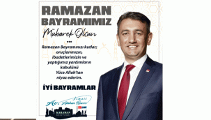 Cumhuriyet Halk Partisi Karaman Milletvekili Av. İsmail Atakan Ünver Ramazan Bayramı vesilesiyle bir kutlama mesajı yayımladı.