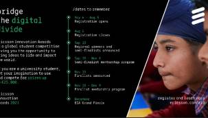 Ericsson, dünyanın dört bir yanındaki üniversite öğrencilerini Ericsson İnovasyon Ödülleri 2021'e katılmaya davet ediyor