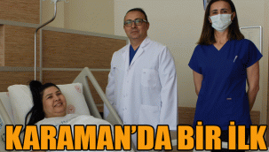  KARAMANDA İLK LAPAROSKOPİK GASTRİK BY-PASS AMELİYATI KARAMAN EĞİTİM VE ARAŞTIRMA HASTANESİNDE GERÇEKLEŞTİRİLDİ.