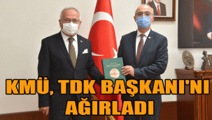 KMÜ, TDK BAŞKANI'NI AĞIRLADI