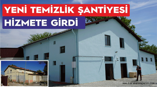 Lüleburgaz'a yeni temizlik şantiye binası