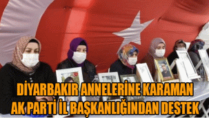 DİYARBAKIR ANNELER NE KARAMAN AK PARTİ İL BAŞKANLIĞINDAN DESTEK