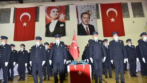 İçişleri Bakan Yardımcısı İsmail Çataklı Polis Adaylarının Mezuniyet Sevincine Ortak Oldu