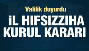 İL HIFZISSIHHA KURULU KARARI