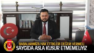 KARAMAN MEDYA BASIN BİRLİĞİ BAŞKANI FARUK OFLAZ BABALAR GÜNÜ DOLAYISIYLA BİR MESAJ YAYINLADI