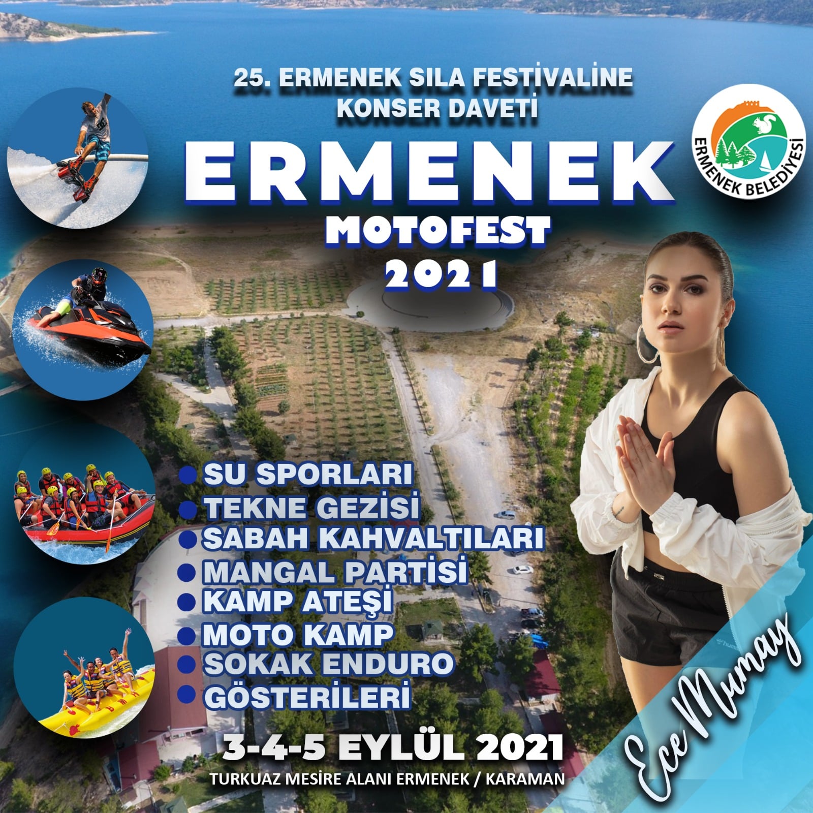 3-4-5 EYLÜL TARİHLERİNDE ERMENEK 25. TAŞELİ KÜLTÜR, SANAT ve SILA FESTİVALİNDE BULUŞALIM