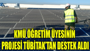 KMÜ ÖĞRETİM ÜYESİNİN PROJESİ, TÜBİTAK’TAN DESTEK ALDI